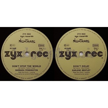 Barbara Pennington / Earlene Bentley - Don't Stop The World / Don't Delay • 12" Vinyl Maxi • EX - Labyrinth Music