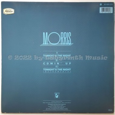 Morris - Tonight's The Night • 12" Vinyl Maxi • EX - Labyrinth Music
