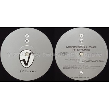 Morrison Long - It Drums • 12" Vinyl Maxi - Labyrinth Music