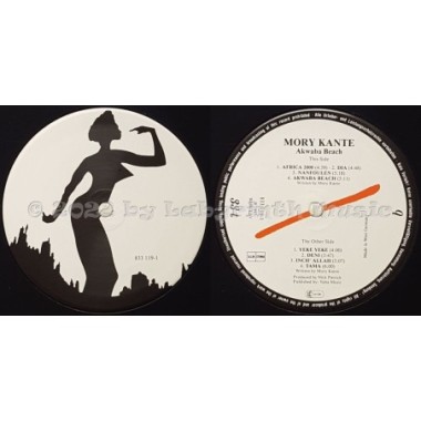 Mory Kante - Akwaba Beach • 12" Vinyl LP • EX - Labyrinth Music