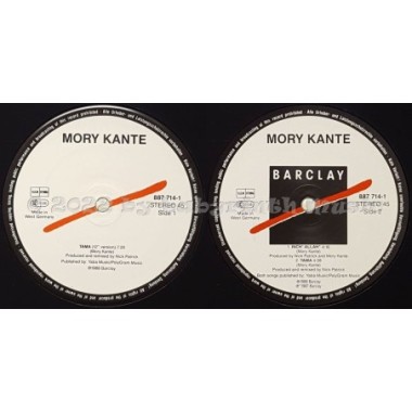 Mory Kante - Tama • 12" Vinyl Maxi - Labyrinth Music