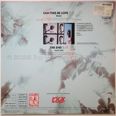 Moses P. - Can This Be Love • 12" Vinyl Maxi - Labyrinth Music