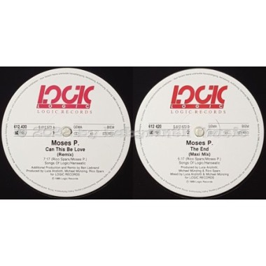 Moses P. - Can This Be Love • 12" Vinyl Maxi - Labyrinth Music