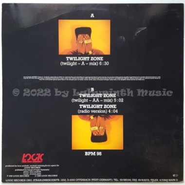Moses P. - Twilight Zone • 12" Vinyl Maxi - Labyrinth Music