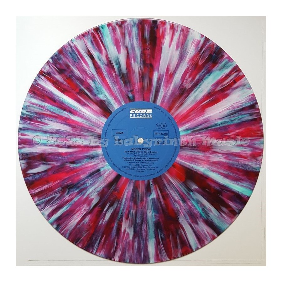 Moses Tyson - My Heart's On Fire (Soul Desire) • 12" Vinyl Maxi - Labyrinth Music