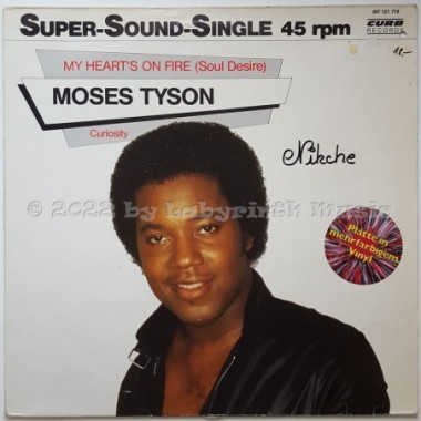 Moses Tyson - My Heart's On Fire (Soul Desire) • 12" Vinyl Maxi - Labyrinth Music