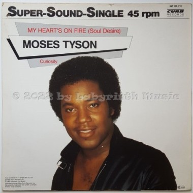 Moses Tyson - My Heart's On Fire (Soul Desire) • 12" Vinyl Maxi - Labyrinth Music