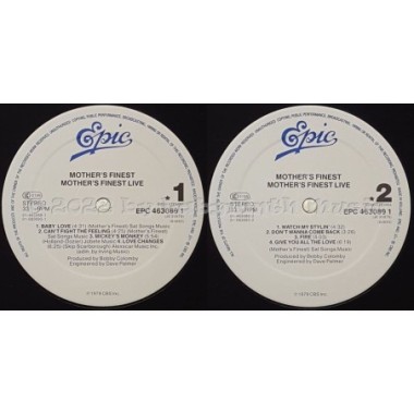 Mother's Finest - Mother's Finest Live • 12" Vinyl LP • MINT - Labyrinth Music