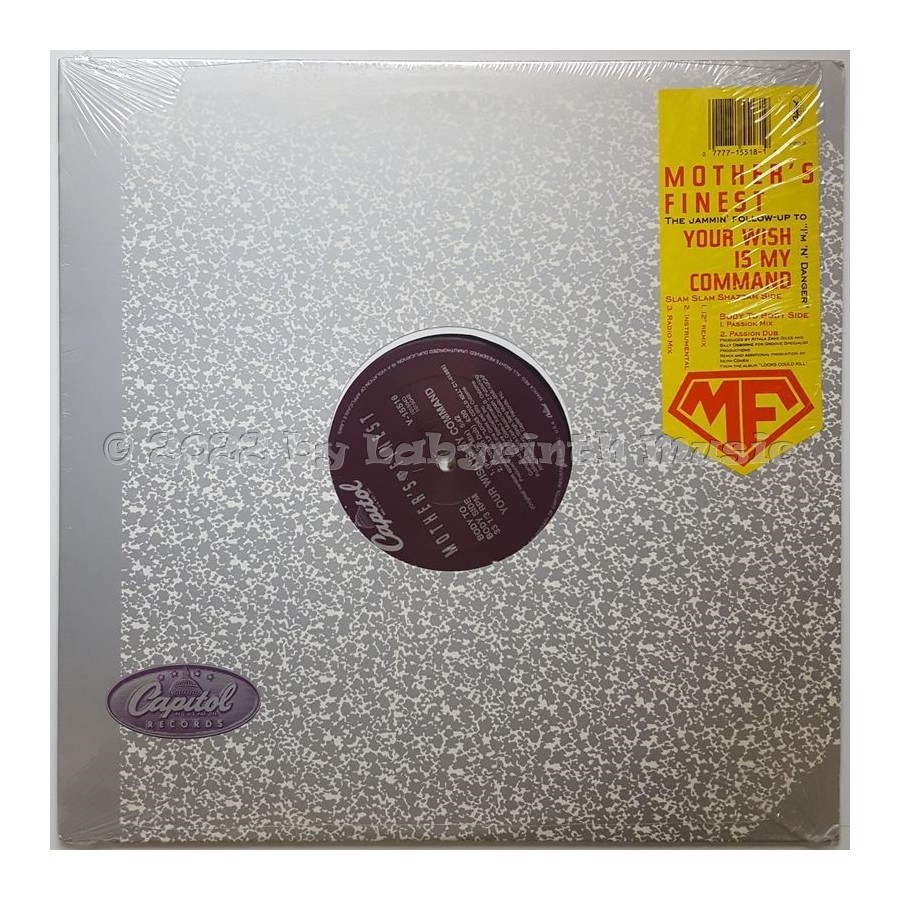 Mother's Finest - Your Wish Is My Command • 12" Vinyl Maxi • MINT - Labyrinth Music