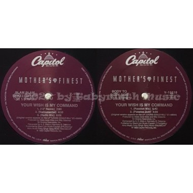 Mother's Finest - Your Wish Is My Command • 12" Vinyl Maxi • MINT - Labyrinth Music