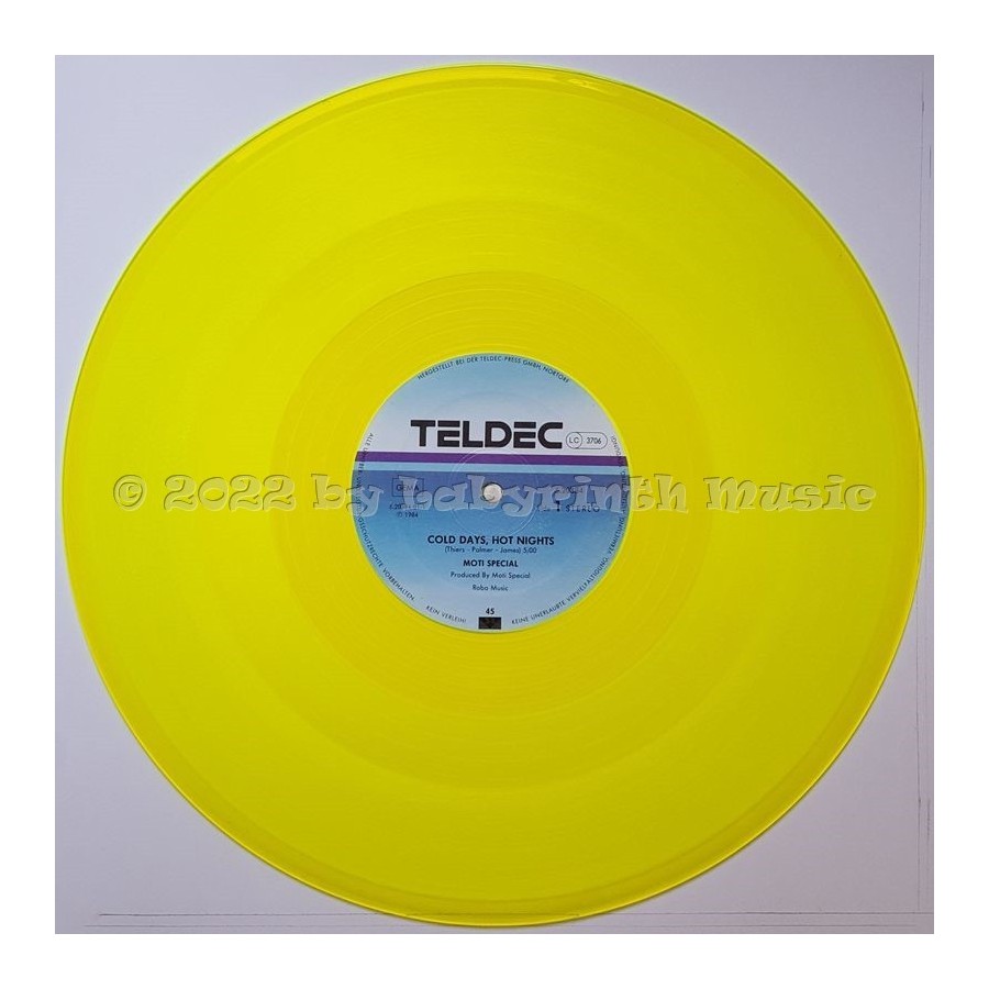Moti Special - Cold Days, Hot Nights • 12" Vinyl Maxi • EX - Labyrinth Music
