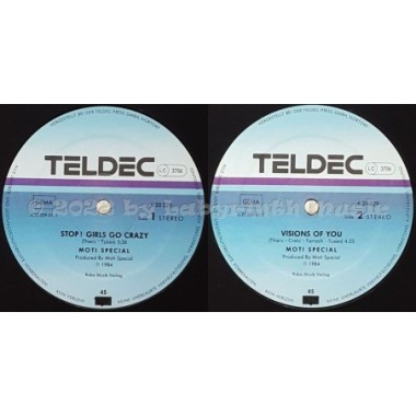 Moti Special - Stop! Girls Go Crazy • 12" Vinyl Maxi • NM - Labyrinth Music