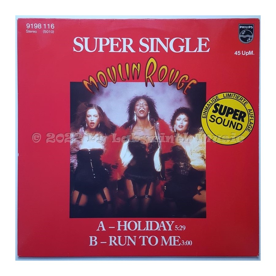Moulin Rouge - Holiday • 12" Vinyl Maxi • MINT - Labyrinth Music