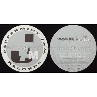 Mousse T. Feat. Emma Lanford - Fire • 12" Vinyl Maxi • EX - Labyrinth Music