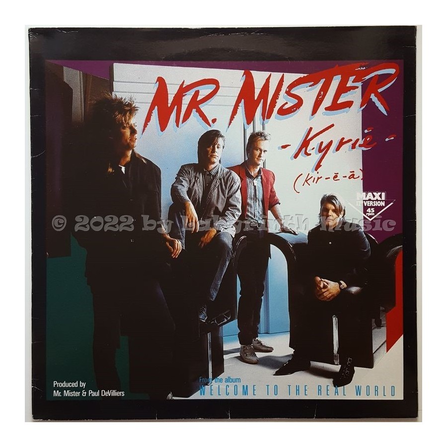 Mr. Mister - Kyrie • 12" Vinyl Maxi • EX - Labyrinth Music