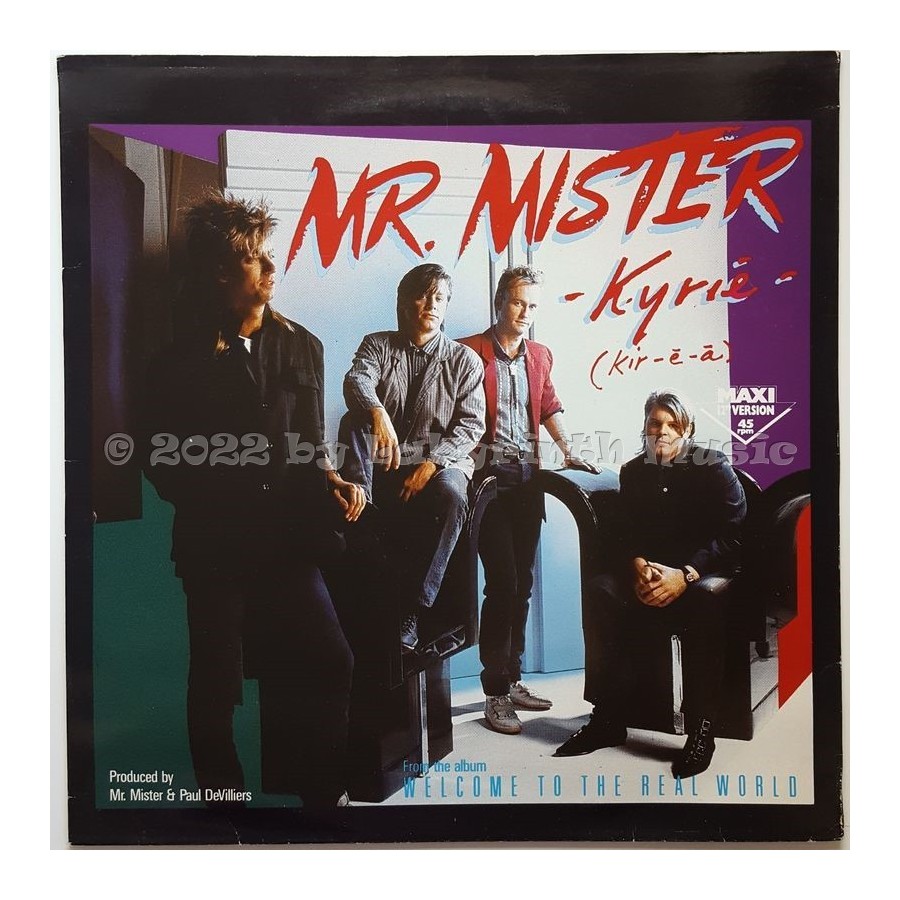 Mr. Mister - Kyrie • 12" Vinyl Maxi • EX - Labyrinth Music