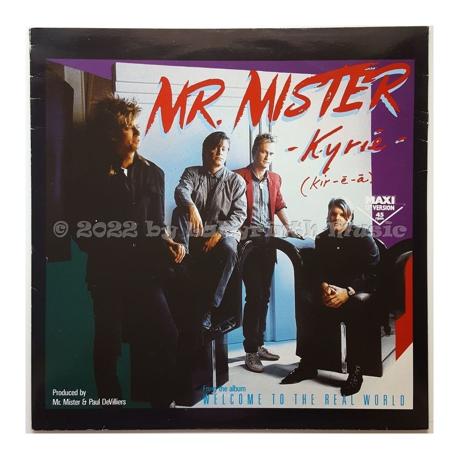 Mr. Mister - Kyrie • 12" Vinyl Maxi - Labyrinth Music