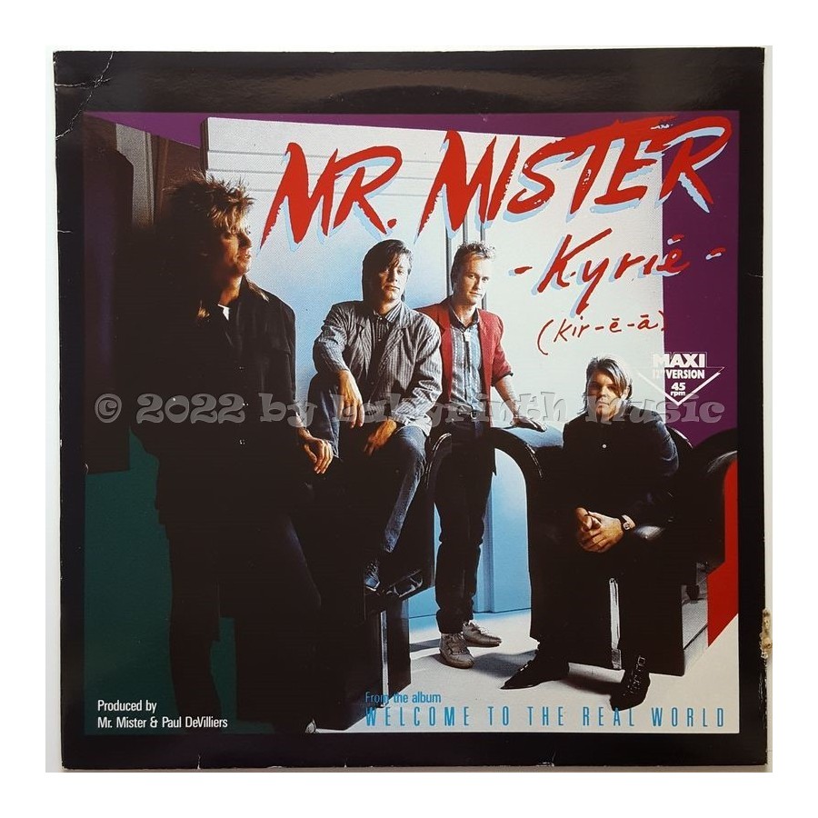 Mr. Mister - Kyrie • 12" Vinyl Maxi - Labyrinth Music