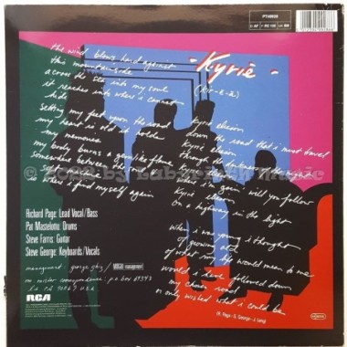 Mr. Mister - Kyrie • 12" Vinyl Maxi - Labyrinth Music