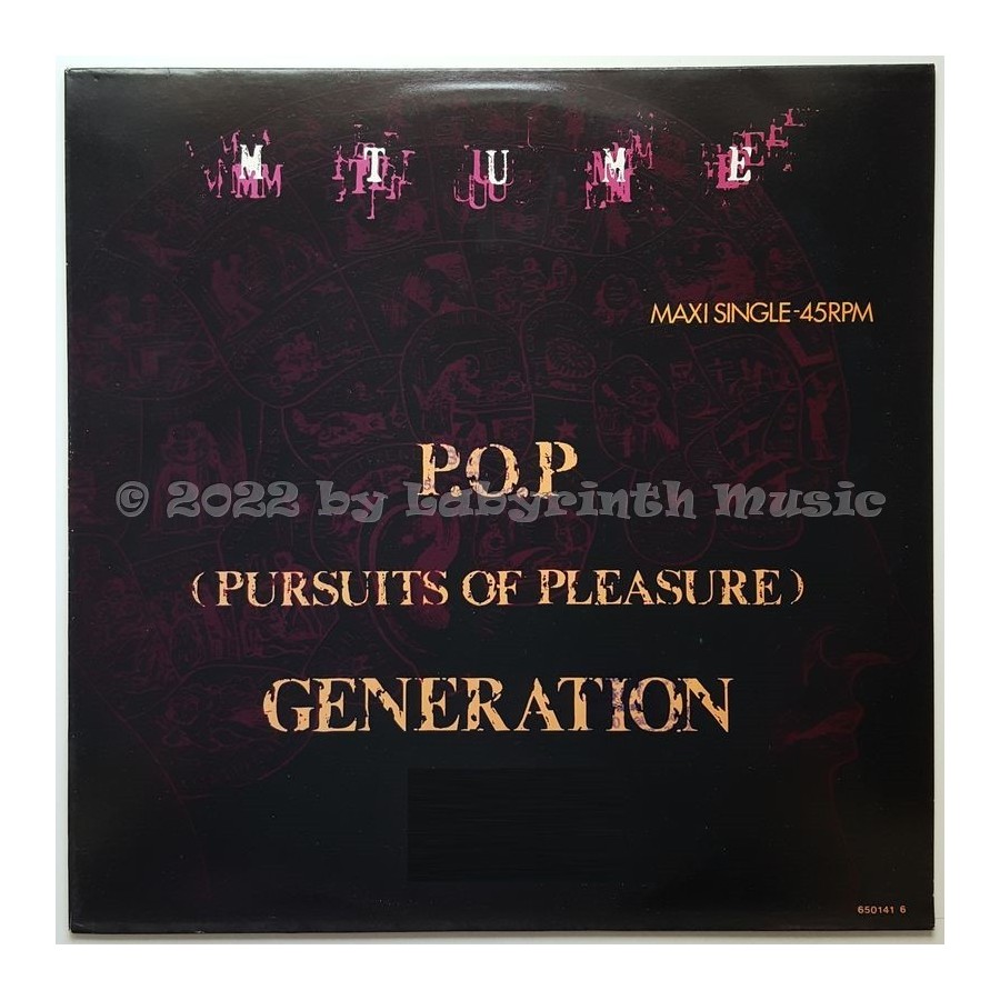 Mtume - P.O.P. (Pursuits Of Pleasure) Generation • 12" Vinyl Maxi • NM - Labyrinth Music