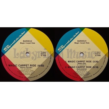 Bardeux - Magic Carpet Ride • 12" Vinyl Maxi • NM - Labyrinth Music