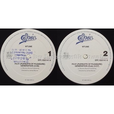 Mtume - P.O.P. (Pursuits Of Pleasure) Generation • 12" Vinyl Maxi • NM - Labyrinth Music