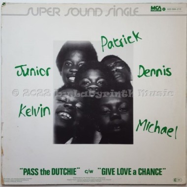 Musical Youth - Pass The Dutchie • 12" Vinyl Maxi - Labyrinth Music