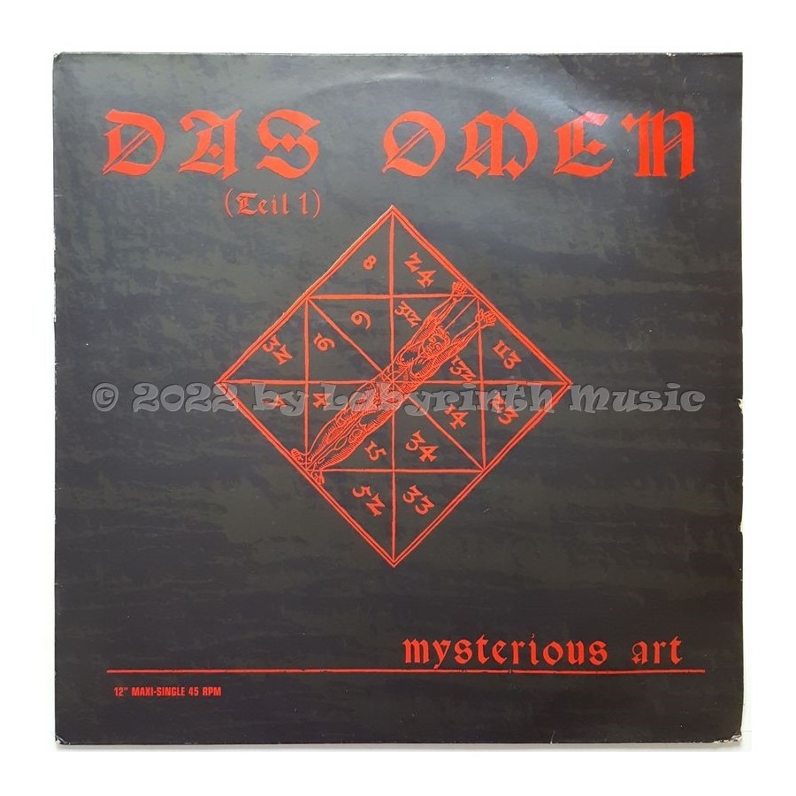 Mysterious Art - Das Omen • Teil 1 • 12" Vinyl Maxi • EX - Labyrinth Music