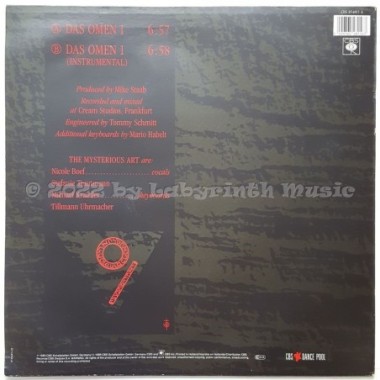Mysterious Art - Das Omen • Teil 1 • 12" Vinyl Maxi • EX - Labyrinth Music