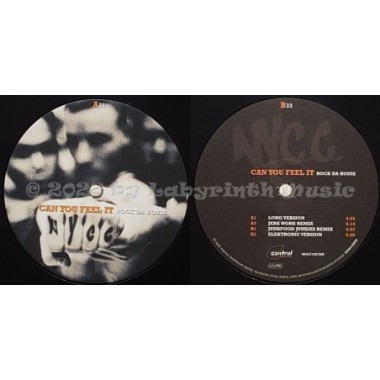 N.Y.C.C. - Can You Feel It (Rock Da House) • 12" Vinyl Maxi - Labyrinth Music