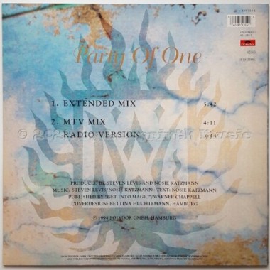 Natascha Wright - Party Of One • 12" Vinyl Maxi • MINT - Labyrinth Music