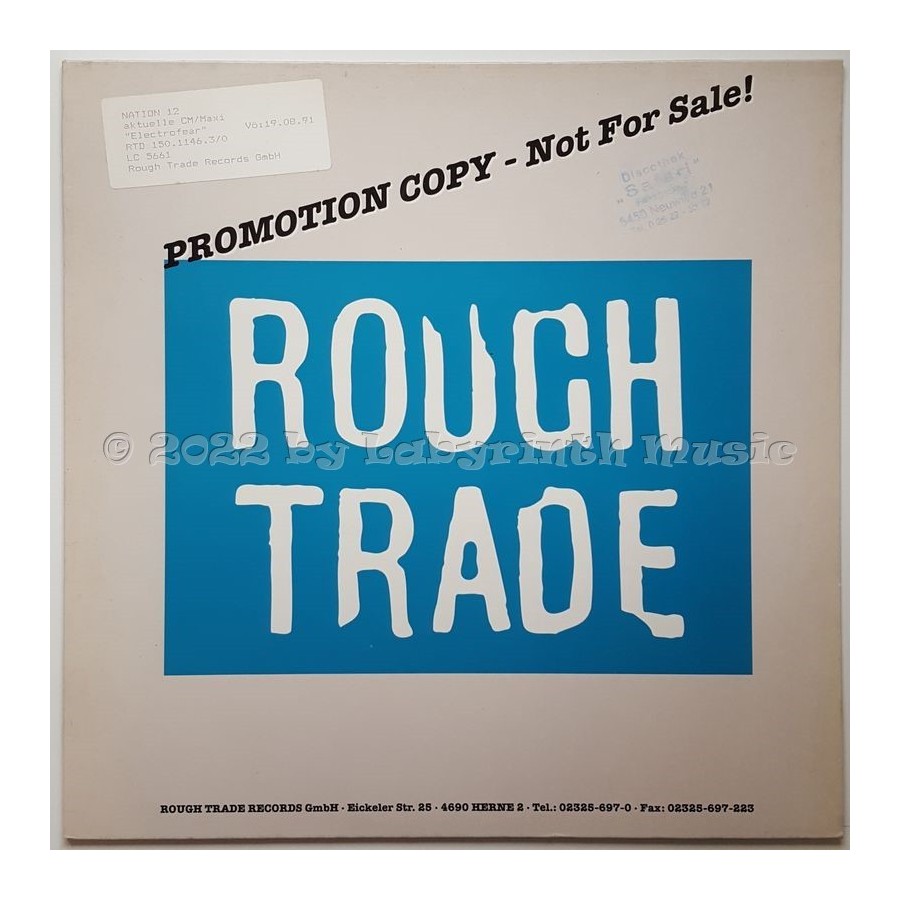 Nation 12 - Electrofear • 12" Vinyl Maxi • NM - Labyrinth Music