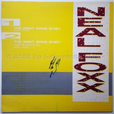 Neal Foxx - The Right Song • 12" Vinyl Maxi • EX - Labyrinth Music