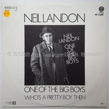 Neil Landon - One Of The Big Boys • 12" Vinyl Maxi • EX - Labyrinth Music