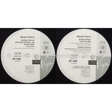 Neneh Cherry - Buffalo Stance Remix (Half Way To House) • 12" Vinyl Maxi • MINT - Labyrinth Music