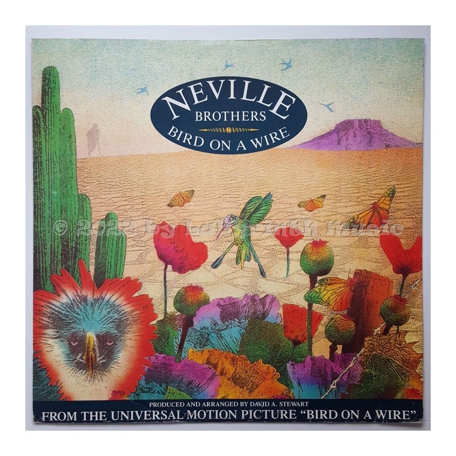 The Neville Brothers - Bird On A Wire • 12" Vinyl Maxi - Labyrinth Music