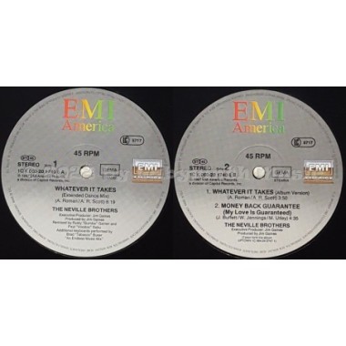 The Neville Brothers - Whatever It Takes • 12" Vinyl Maxi • EX - Labyrinth Music