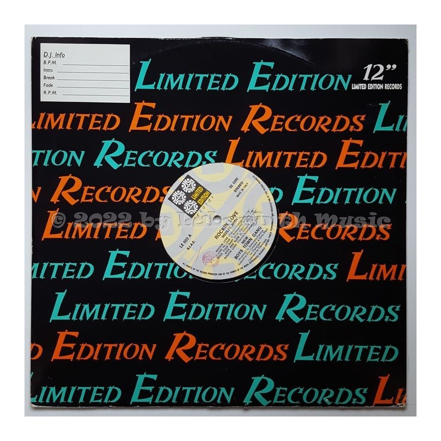 New Boys Town Gang - Rockin' Love • Medley • 12" Vinyl Maxi - Labyrinth Music