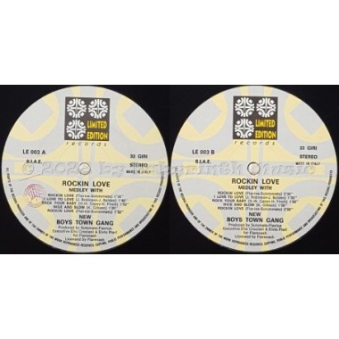 New Boys Town Gang - Rockin' Love • Medley • 12" Vinyl Maxi - Labyrinth Music