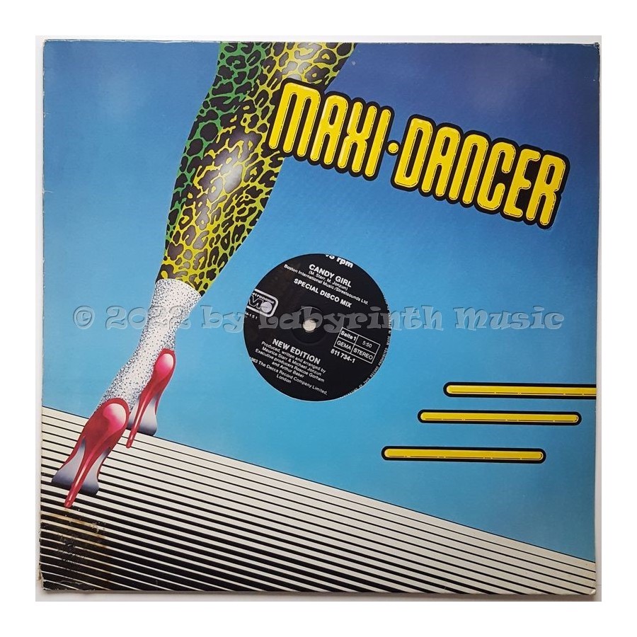 New Edition - Candy Girl • 12" Vinyl Maxi - Labyrinth Music