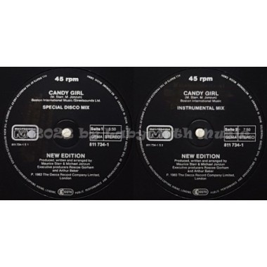 New Edition - Candy Girl • 12" Vinyl Maxi - Labyrinth Music