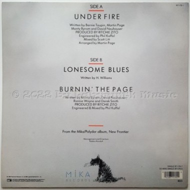 New Frontier - Under Fire • 12" Vinyl Maxi • EX - Labyrinth Music