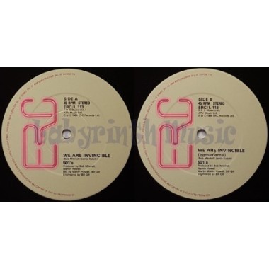 501's - We Are Invincible • 12" Vinyl Maxi - Labyrinth Music
