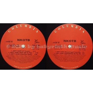 New Kids On The Block - Dirty Dawg • 12" Vinyl Maxi • EX - Labyrinth Music