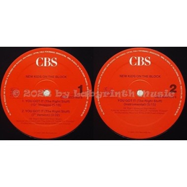 New Kids On The Block - You Got It (The Right Stuff) • 12" Vinyl Maxi • NM - Labyrinth Music
