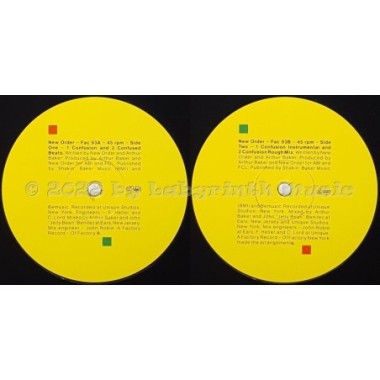 New Order - Confusion • 12" Vinyl Maxi • MINT - Labyrinth Music