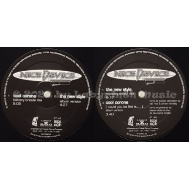 Nice Device - Cool Corona (Oould You Be Like E....) • 12" Vinyl Maxi • EX - Labyrinth Music