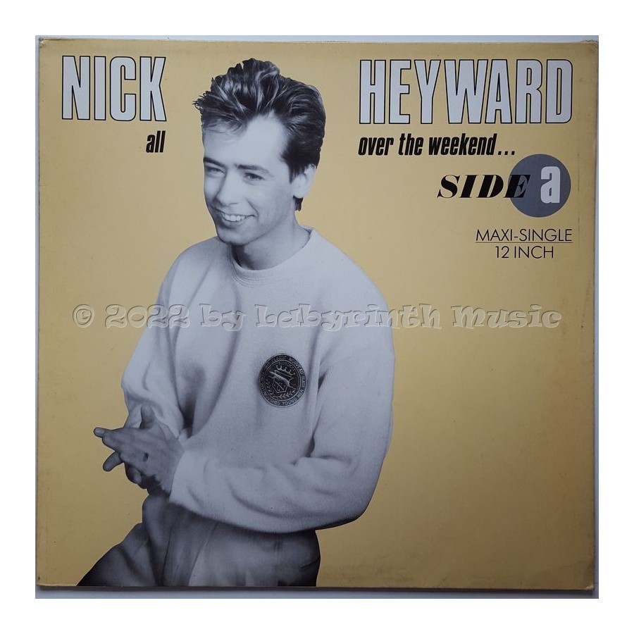 Nick Heyward - All Over The Weekend • 12" Vinyl Maxi • EX - Labyrinth Music