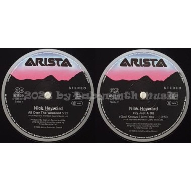 Nick Heyward - All Over The Weekend • 12" Vinyl Maxi • EX - Labyrinth Music