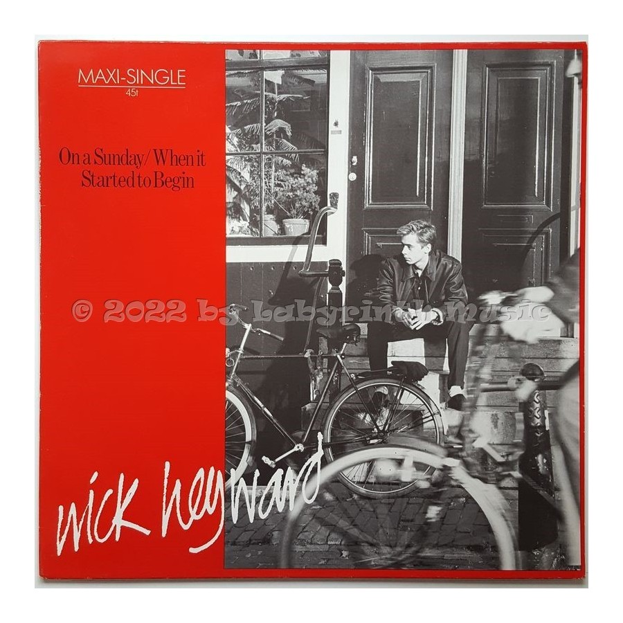 Nick Heyward - On A Sunday • 12" Vinyl Maxi • EX - Labyrinth Music